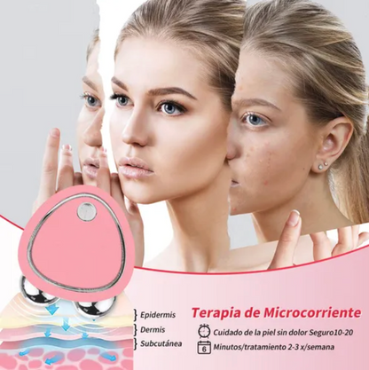 ✨ Masajeador de microcorrientes✨ Activa la piel, mejora el contorno y da un glow natural en minutos 🌸💆‍♀️ Ideal para lifting suave, reducir tensión y revitalizar tu rostro estés donde estés ✨🔋
