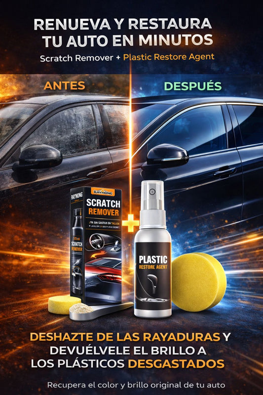 🚨 RESTAURA LOS PLÁSTICOS DE TU CARRO HOY MISMO 🚗✨